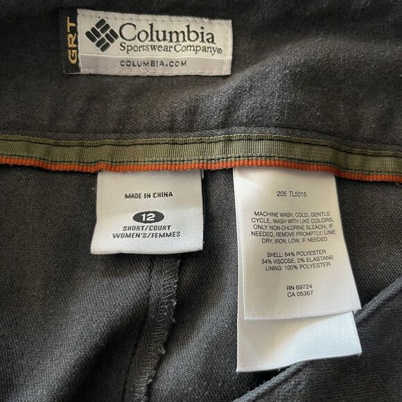 Columbia Women’s Grey Cargo Pocket Outdoor Sportswear GRT Skirt Size 12 - Picture 7 of 7